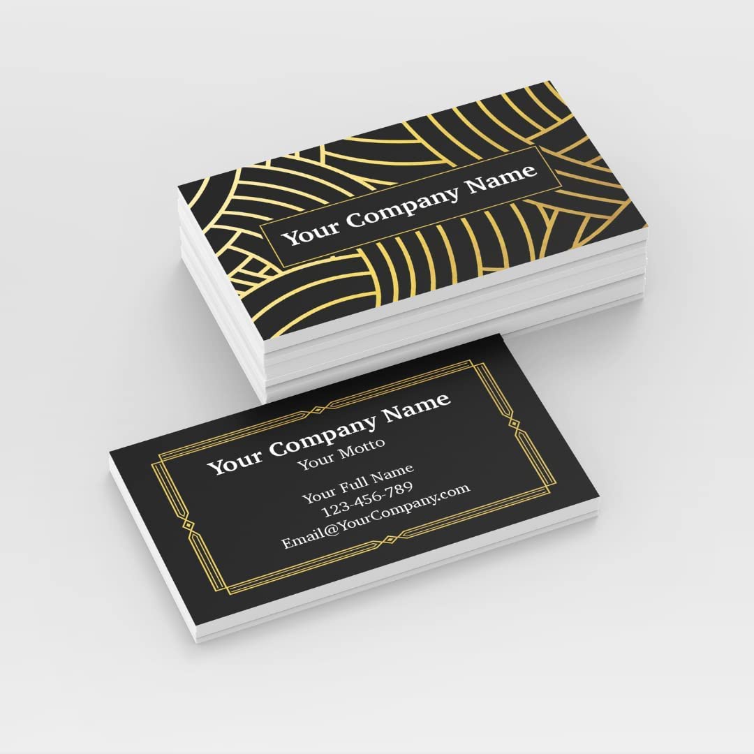 Custom Gold Foil Printed Business Cards