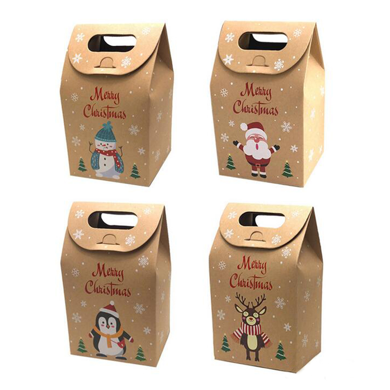 Merry Christmas Kraft Paper Box