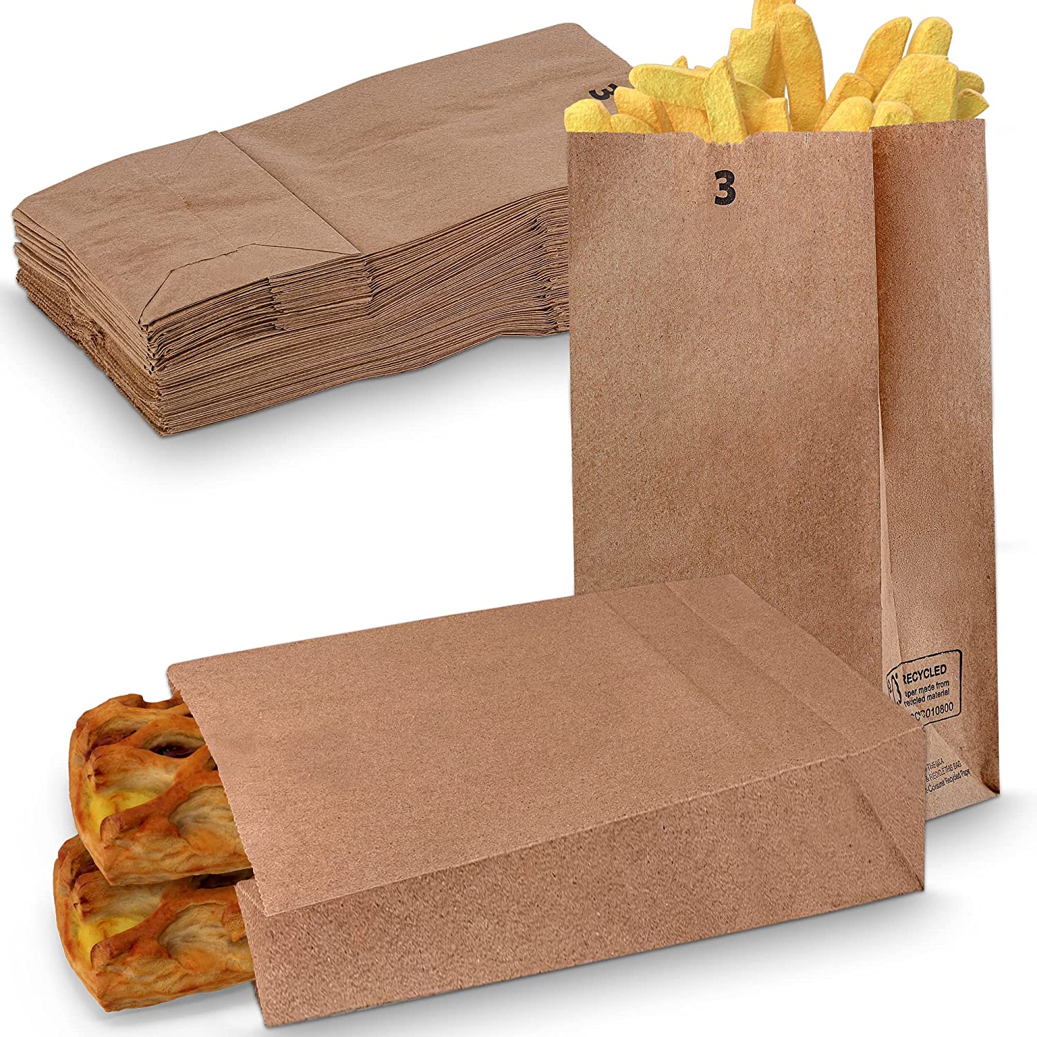 Strong and Durable Kraft Paper Bag