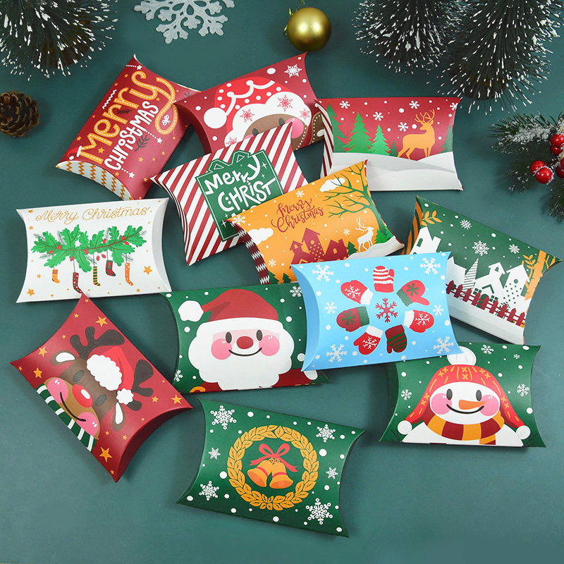 Christmas Pillow Shape Candy Box