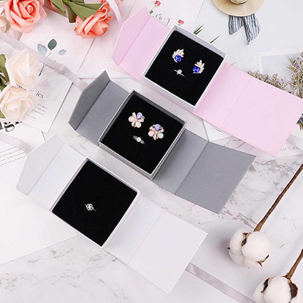 Portable Jewelry Storage Box with Ribbon