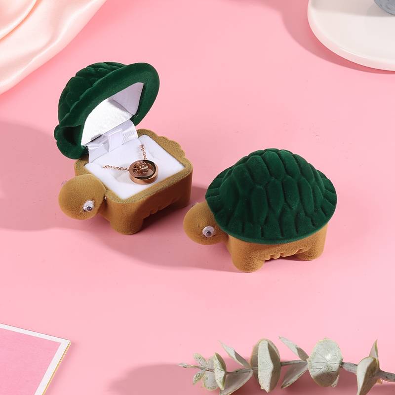 Cute Turtle Shape Jewelry box