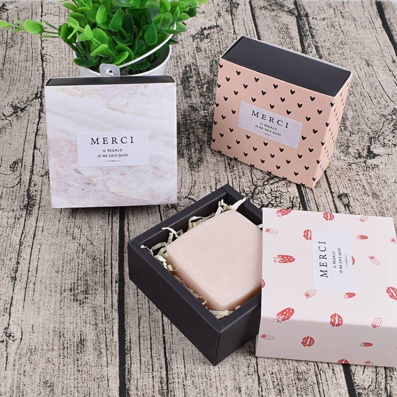 Marble Pattern Pull-out Tea Box