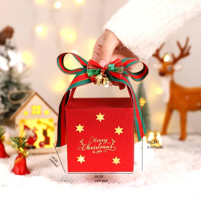 Red Starry Christmas Gift Box