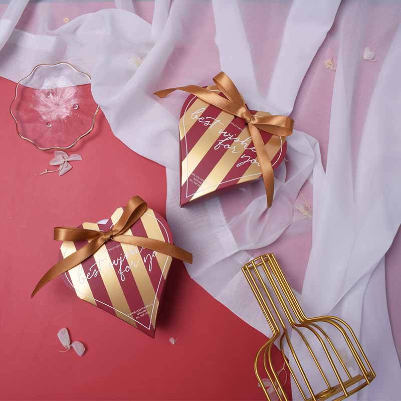 Heart Shaped Gift Box With Ribbon