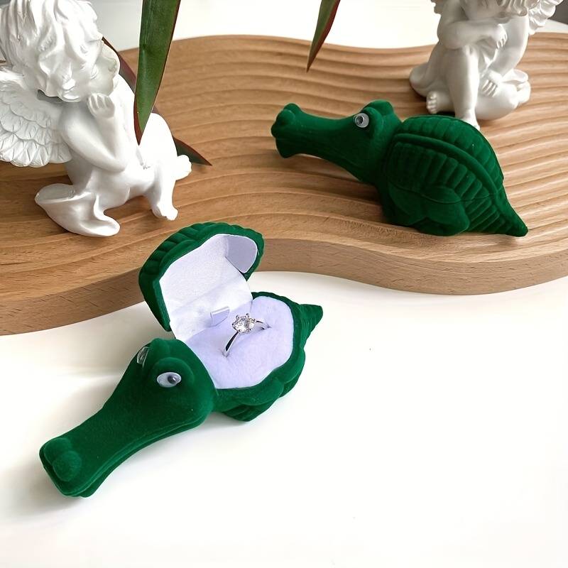 Cartoon Crocodile Jewelry Box