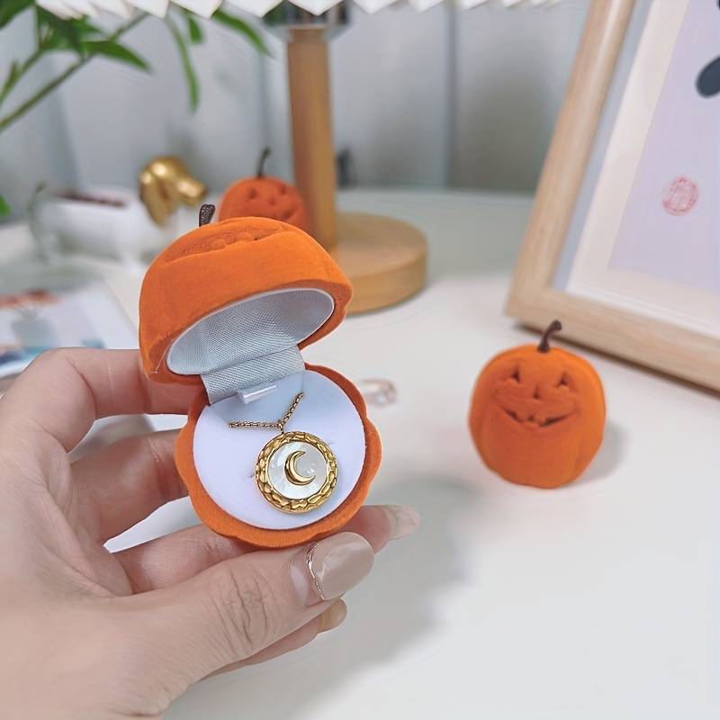 Halloween Pumpkin Jewelry Box