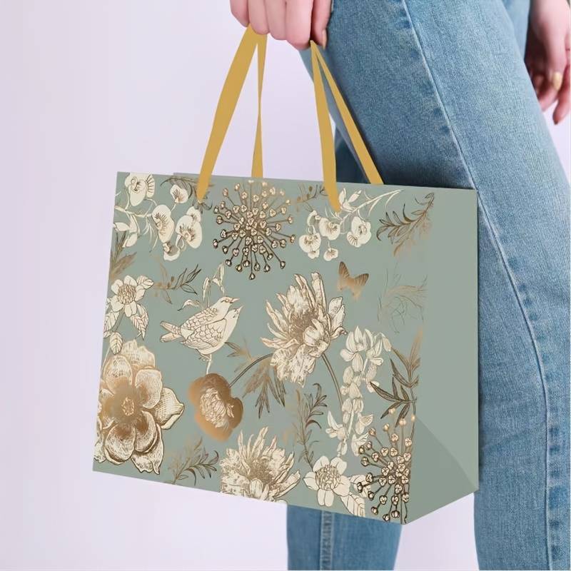 Floral Retro Reusable Gift Bag